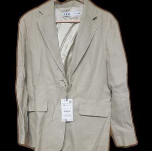 Zara linen jacket.